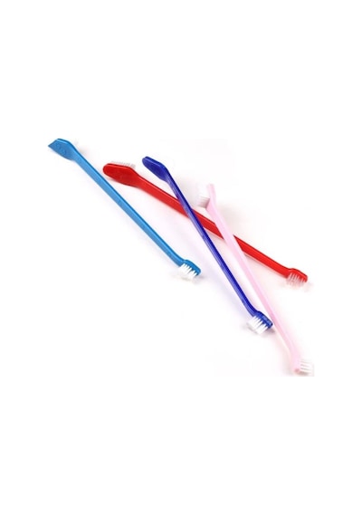 30 Adet Plastik Köpek Diş Fırçası Küçük Büyük Başlıklı