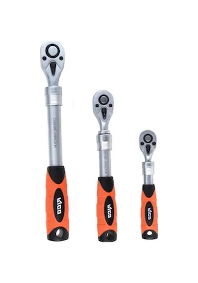 Rico 1-2" Cırcır Kolu Uzatmalı 72Diş