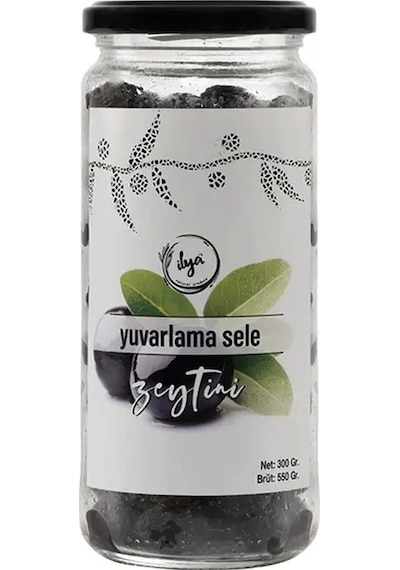İlya Organik Yuvarlama Sele Siyah Zeytin 300 G