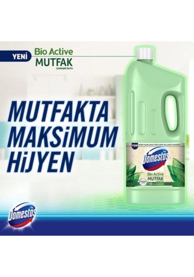 Maksimum Hijyen Sağlayan Bio Active Çamaşır Suyu 1850 Ml 100'lü Set