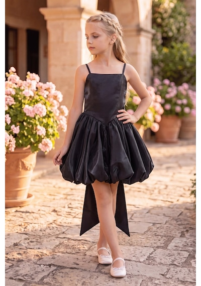 Butik Happy Kids Kız Çocuk Abiye Siyah Monoray Parlak Kumaş Balon Etekli Askılı Fiyonklu Abiye Elbise 9-12 Yaş Doğum Günü Düğün Davet Elbisesi Butik Happy Kids Kız Çocuk Abiye Siyah Monoray Parlak Kumaş Balon Etekli Askılı Fiyonklu Abiye Elbise 9-12 Yaş Doğum Günü Düğün Davet Elbisesi