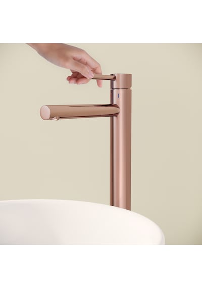 VitrA Origin A4255829 Çanak Lavabo Bataryası Soft Bakır