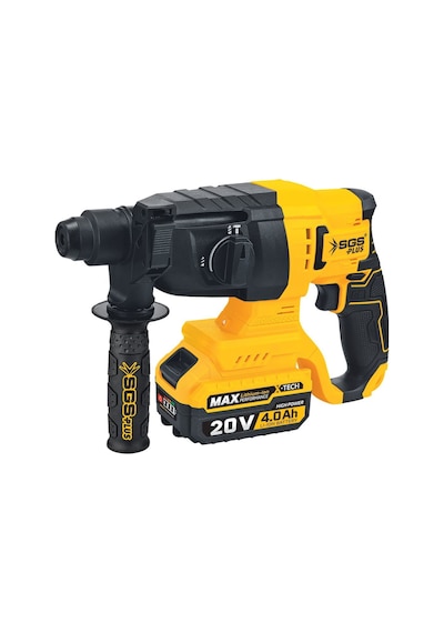Sds Plus SGS5520 - 20 Volt 4 Amper 1.8 Joules Akülü Darbeli Kırıcı Delici Seti