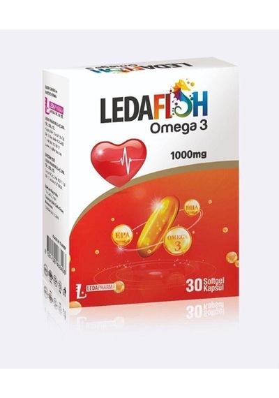 Ledapharma Ledafish Omega 3 1000Mg 30 Softgel Kapsül