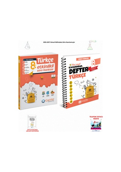 Çanta 8. Sınıf Lgs Türkçe 2 Kitap Seti