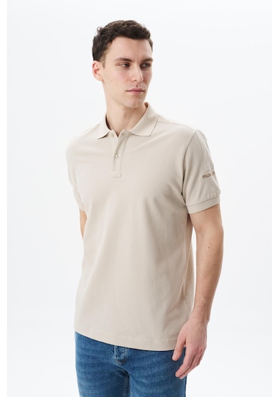 AR-MA Arma Erkek Regular Fit % 100 Pamuk Pike Polo Yaka Tişört Y29374355202 Bej-b1 Bej