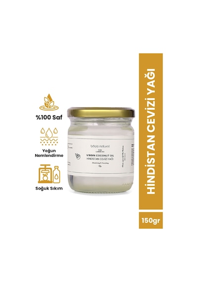 Bade Natural Saf Soğuk Sıkım Hindistan Cevizi Yağı 150 G