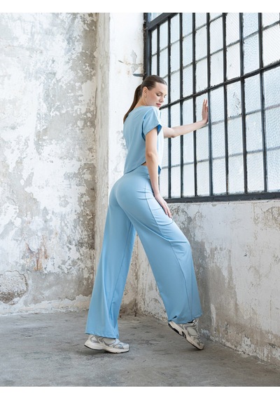 Lismina Yoga Tayt Pantolonu Bebe Mavisi
