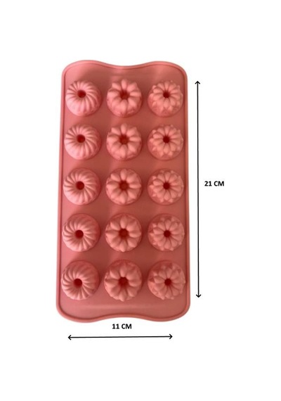 Silikon Çikolata Kalıbı Karışık 21 11 Cm Çok Renkli