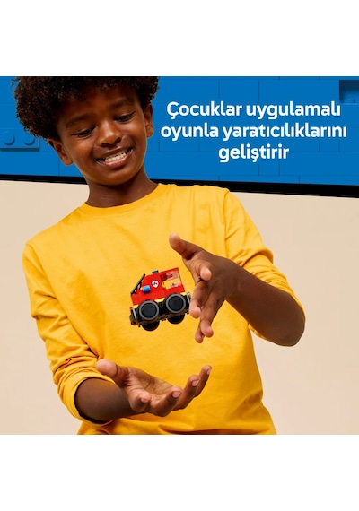 LEGO® City Araçlar – İtfaiye Kamyonu 60482 -5 Yaş ve Üzeri Çocuklar için İtfaiyeci Minifigürüyle Yaratıcı Oyuncak Yapım Seti (67P)