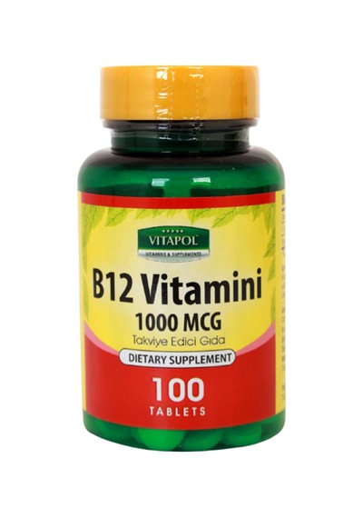 Vitapol Vitamin B12 100 Tablet Şubat 2024