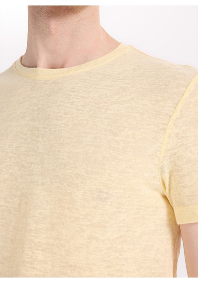 Fabrika Sarı Erkek Pamuklu T-shirt F6sm-tst 2900