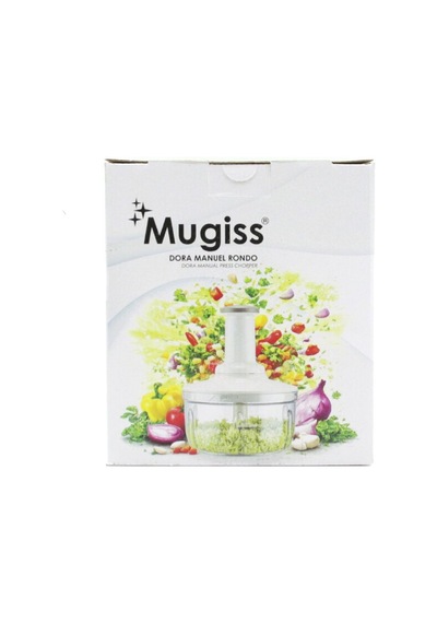 Mugiss M-14 Basmalı El Rondosu Doğrayıcı - Büyük Boy 3 Bıçaklı 1.5 Lt Mika Kristal Hazne- 12'li Paket Diğer