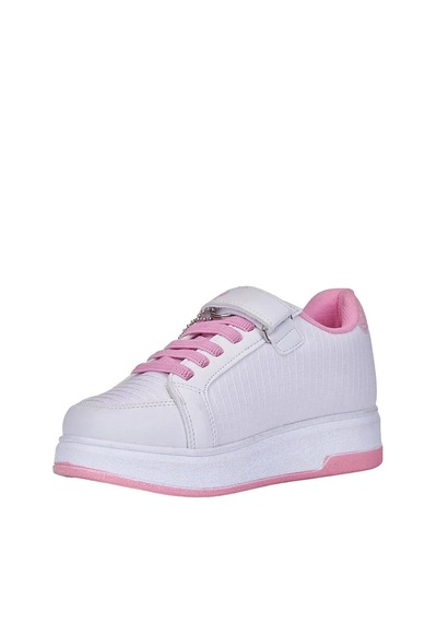 Nese Shoes K-pop Kız Çocuk Spor Ayakkabısı, Sneaker Beyaz-pembe Beyaz - Pembe