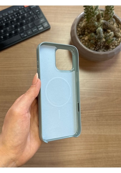 Apple Uyumlu iPhone 16 Pro Max Animasyonlu Stylus Silikon Kılıf Yeşil