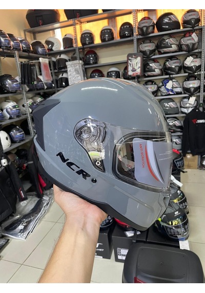 Ncr Kask M70 Kapalı Çeneli E-ce Belgeli Nardo Gri