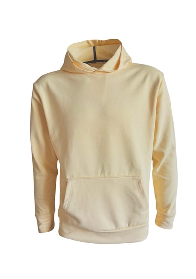 Coupon Kapüşonlu Sweatshirt - Sarı Açık Sarı