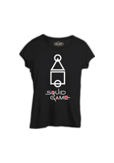 Squid Game-Final Game Siyah Bayan Tshirt