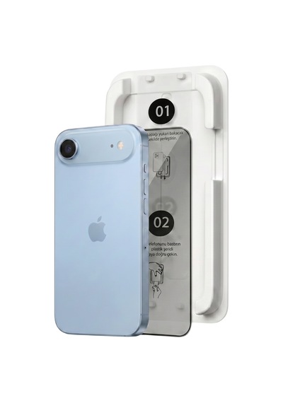 Fulltech Magicbox iPhone Uyumlu Air Premium Tempered Glass Aparatlı Ekran Koruyucu - Privacy