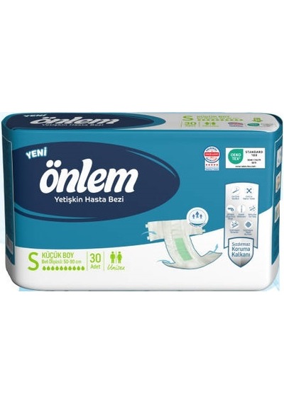 Önlem Hasta Bezi Bel Bantlı Tekstil Yüzey S - Küçük 360 Adet S