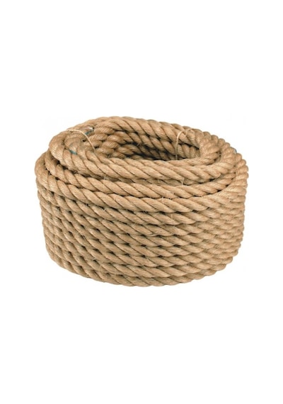 Jüt Halat Dekor Ipi Kendir Halat Kalınlık 6 mm