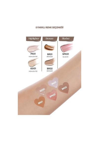 Mıssha Işıltılı Gül Kurusu Likit Allık Parlak Görünümlü Apieu Juicy Pang Blusher Rose Dust Spk01 Çok Renkli