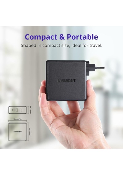 Tronsmart WCP03 57W Type-C USB PD 3.0 VoltiQ Şarj Cihazı