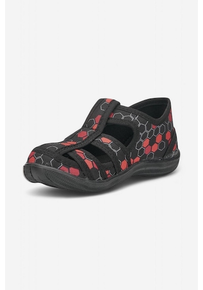 Nstil Günlük Unisex Çocuk Sandalet Esnek Kaymaz Taban Keten Cırtlı Yazlık Ev Okul Kreş Ayakkabı 143 Siyah-kırmızı-petek Nstil Günlük Unisex Çocuk Sandalet Esnek Kaymaz Taban Keten Cırtlı Yazlık Ev Okul Kreş Ayakkabı 143 Siyah-kırmızı-petek