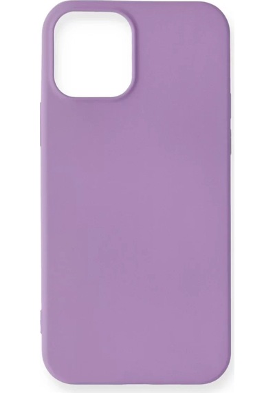 Newface Apple Uyumlu İphone 12 Mini Kılıf First Silikon - Lila