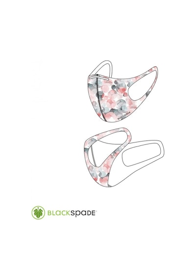 BLACKSPADE Unisex Koruyucu Maske Nokta Desen S