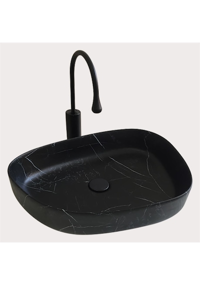 Eva Banyo Lena E-2107Sm Tezgah Üstü Porselen Lavabo