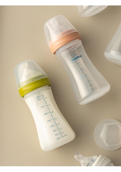 Mooma Biberon 250 Ml 6-18 Ay Orta Akış - Pembe Standart
