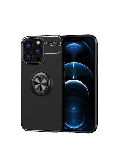 Apple Uyumlu iPhone 14 Pro Max Uyumlu Zore Ravel Silikon Kılıf-siyah Siyah -