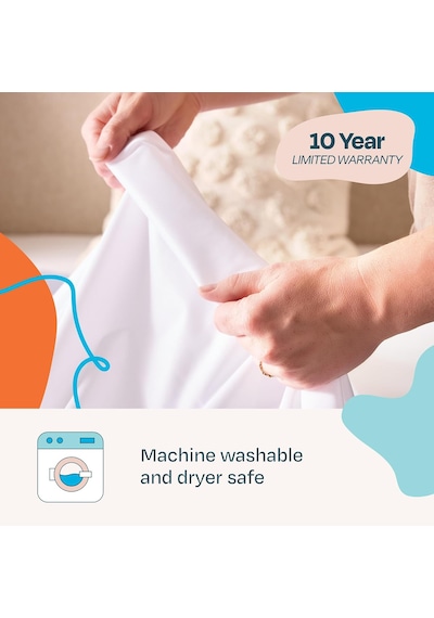 Su Geçirmez Pürüzsüz Üst Premium Twin Xl Yatak Koruyucu, Nefes Alabilir Ve Hipoalerjenik İkiz Xl Yatak Örtüleri - Yurt Odası Temelleri - Ambalaj Değişebilir