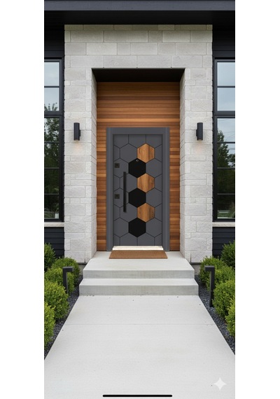 Eli T Seri Si Elegance Güvenli K Kapisi Çeli K Kapi - Vi Lla Kapisi 12421c124x12 209 X 106 X 92