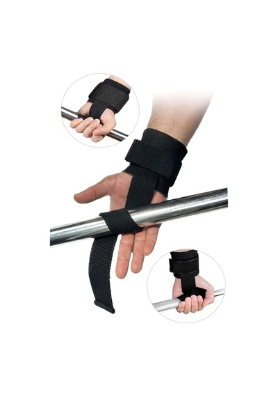 Spor Byfit Grip Pro Lifting Straps Bileklik Destekli Ağırlık Kaldırma Kayışı Çok Renkli