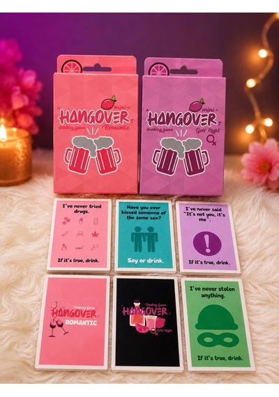 İngilizce Yazılı Eğlenceli Parti Kart Oyunu Hangover Mini Couples & Friends Party Game 1 Adet