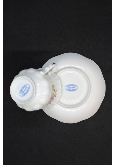 Bone China London Collection Duble Kahve Fincanı 130 Ml Sarı