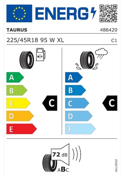 Taurus 225/45 R18 95W XL Ultra High Performance Yaz Lastiği 2024