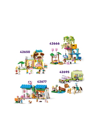 LEGO® Friends Evcil Hayvan Aksesuar Kamyoneti Oyuncağı 42678 - 6 Yaş Üzeri Çocuklar için Yaratıcı Oyuncak Yapım Seti  (237 Parça)