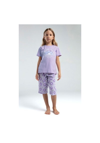 Xo Kids Kız Çocuk Pijama Takım 2-7 Yaş 3608-2 Lila