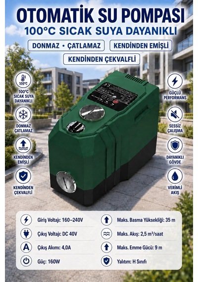 Sv303 Frekans Konvertörlü Sessiz Akıllı Su Pompası Otomatik 4 Kat 5 Daire Hidrafor Kömürsüz Motor Sabit Basınç