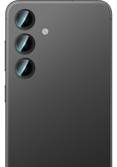 Galaxy Uyumlu S24 Caseworld Alloy Serisi Oleofobik Anti Reflective Kamera Lens Koruyucu Siyah
