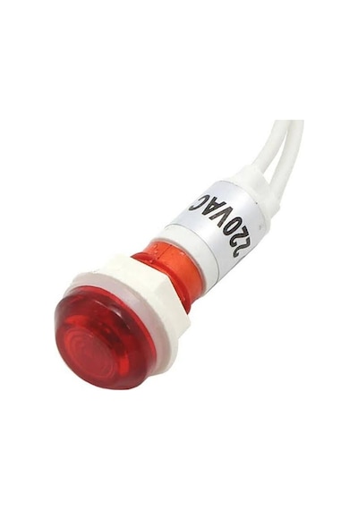 KABLOLU SİNYAL LAMBASI PLASTİK 10 MM XD10-6W (IC-227)