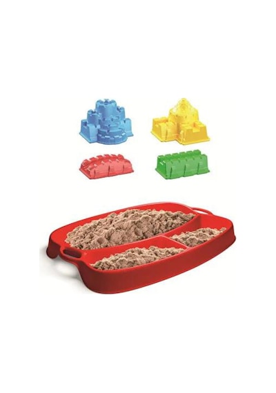 Lino Kinetik Kum Seti Kale Temalı 350gr Kum + Tepsi + 4 Kalıp Ln-551 Çok  Renkli