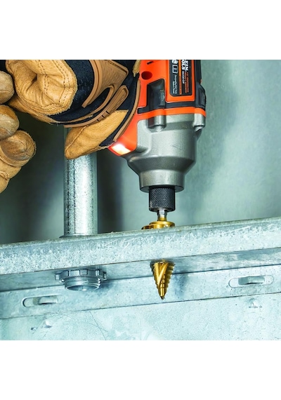 Klein Tools 25951 Elektrikçi Kademeli Matkap Ucu Seti, Spiral Çif