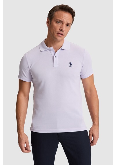 U.s. Polo Assn. Erkek Lila Tişört Basic 50322304-vr034