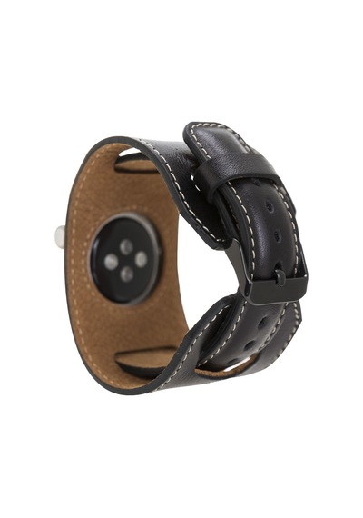 Apple Uyumlu  Watch Deri Kordon 42-44-45mm Cuff Rst1