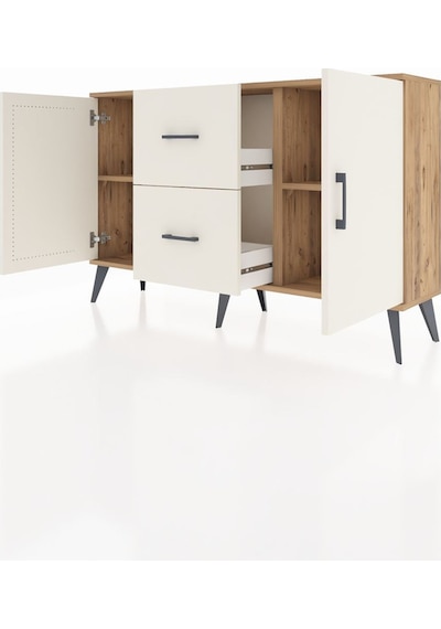 Arges Konsol 2 Raflı 2 Çekmeceli 2 Kapaklı 132x30x83 Çam-aytaşı/aytaşı Aytaşı/aytaşı Arges Konsol 2 Raflı 2 Çekmeceli 2 Kapaklı 132x30x83 Çam-aytaşı/aytaşı Aytaşı/aytaşı