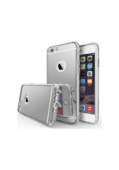 Ringke Mirror Fusion Apple Uyumlu iPhone 6s Plus/ 6 Plus İle Aynalı Kılıf Silver